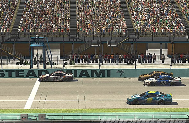 Hamlin beats Earnhardt Jr. in Homestead iRacing event
