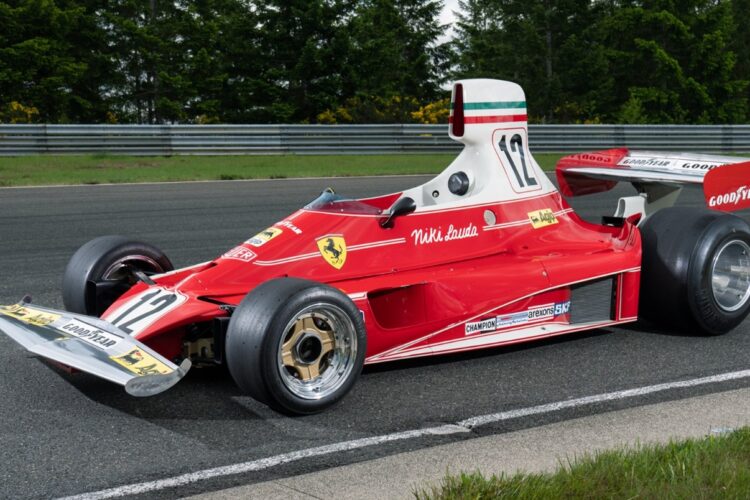 Niki Lauda’s title-winning Ferrari 312T is heading to auction