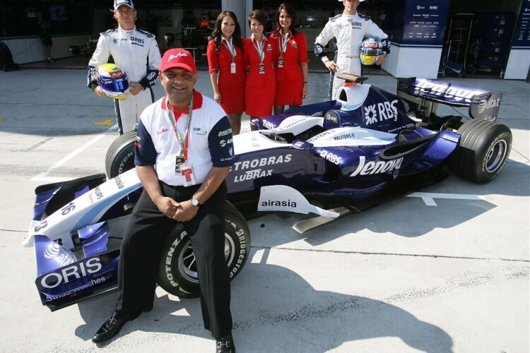 Williams team adds AirAsia sponsorship