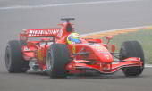 Massa hits track with new Ferrari