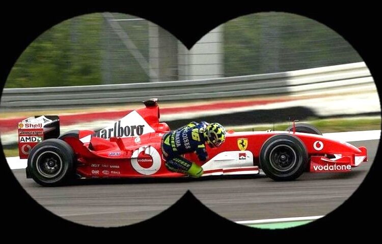 Spy Photo: Rossi in secret Ferrari test