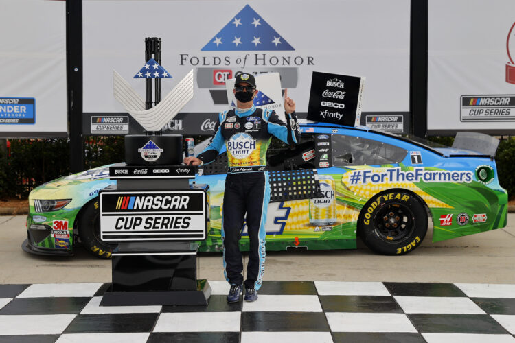 Kevin Harvick Drives Away For Atlanta Cup Series Win