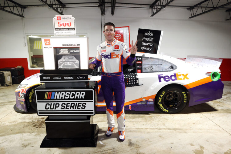 Hamlin strategy wins rain-shortened Darlington 500K