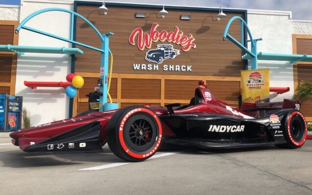 Woodie’s Wash Shack joins as a new sponsor of Firestone Grand Prix of St. Petersburg