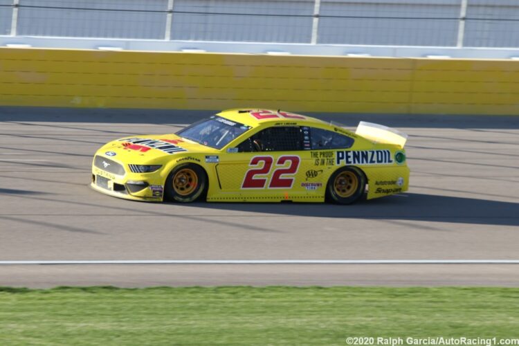 Logano wins Pennzoil 400 in Vegas on used tires