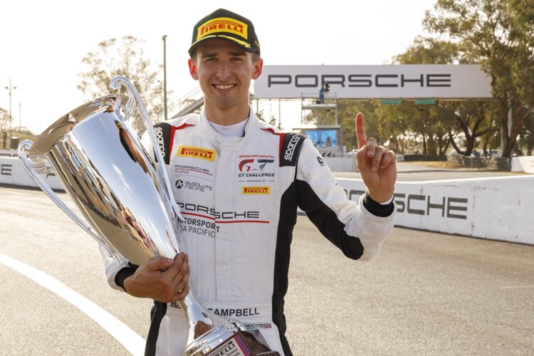Defending champ Campbell wins pole for Bathurst 12H