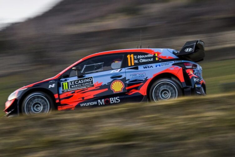 Thierry Neuville’s Hyundai Beats The Toyotas At Monte Carlo