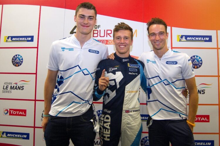 Thunderhead Carlin on Pole for the 4 Hours of Buriram!