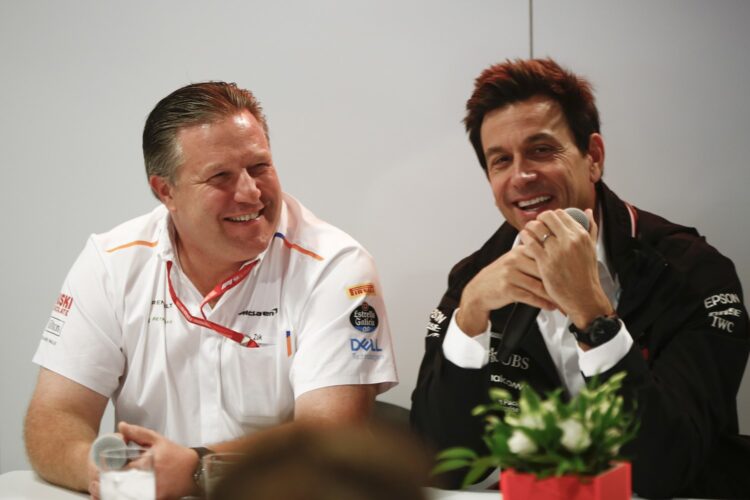 Rumor: Zak Brown letter really about Mercedes ‘pressure’