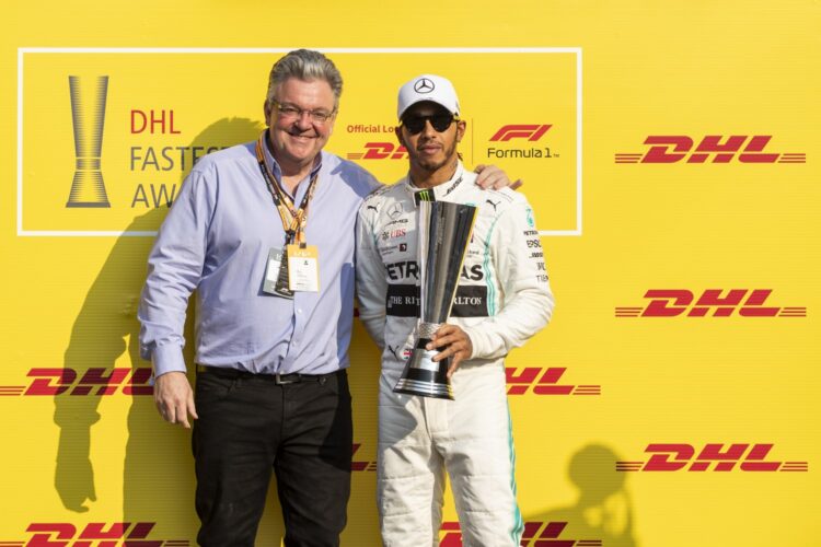 DHL Awards go to World Champion Lewis Hamilton and Aston Martin Red Bull Racing