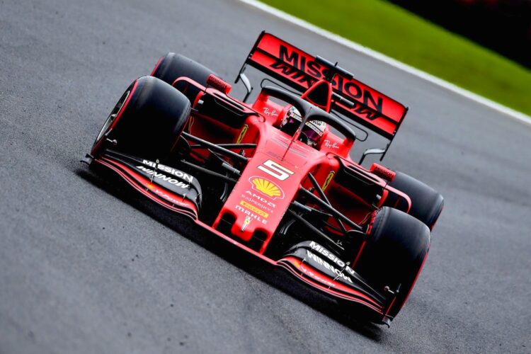 Vettel leads Ferrari 1-2 in 2nd Brazilian GP practice