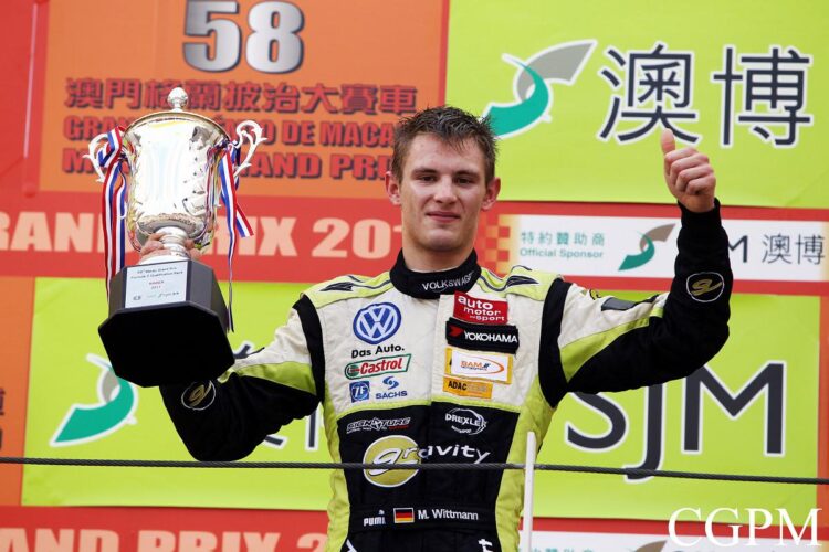Wittmann controls Macau Formula 3 GP qualification race