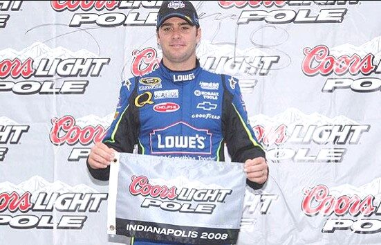 Jimmie Johnson wins pole for Allstate 400