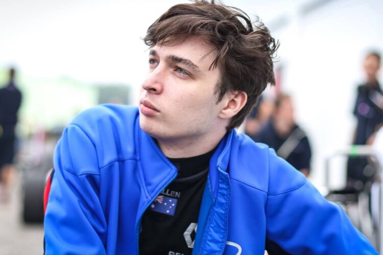 Aussie Allen describes IndyCar test at Sebring