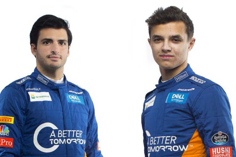 McLaren retains Sainz and Norris for 2020