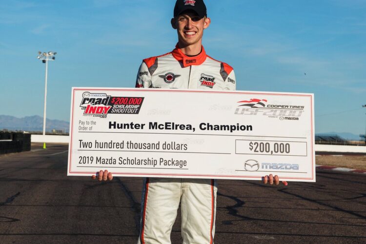 Pabst Racing Announces Hunter McElrea For 2019