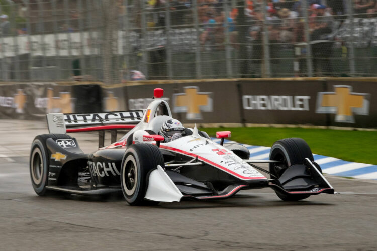 Newgarden wins Rain-Delayed Detroit GP Race 1