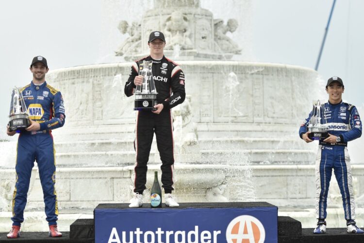 IndyCar Detroit GP Race 1 post-race Q&A