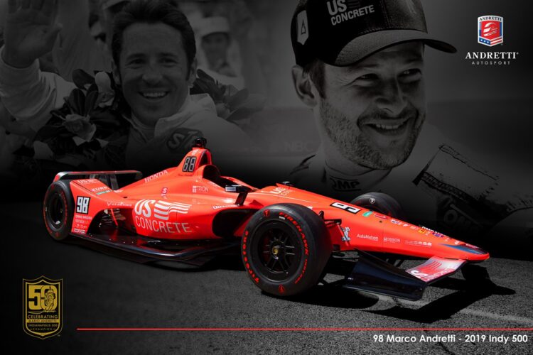Marco Andretti to Mario’s Indy 500 livery