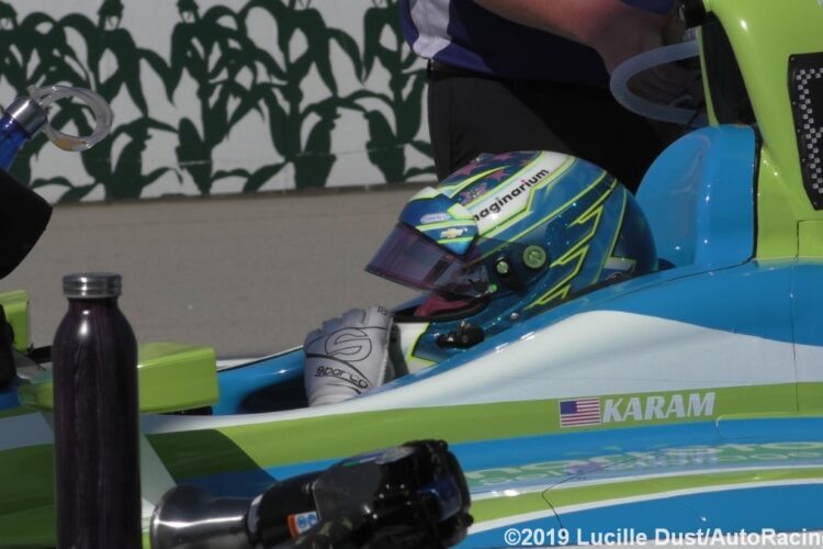 AR1.com talks to Sage Karam after Iowa IndyCar Practice