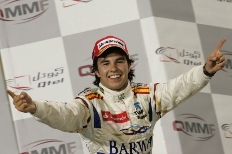 Sergio Perez leads a 1-2 finish for Campos