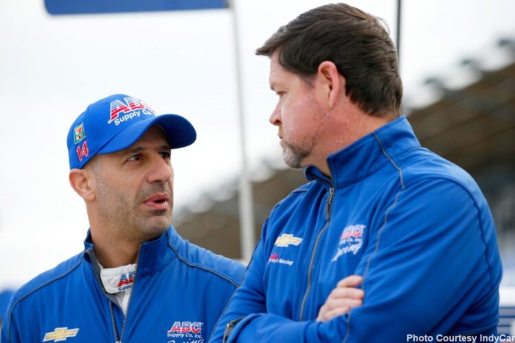 Scenes from Friday IndyCar test at Laguna Seca
