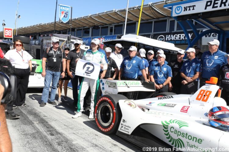 IndyCar: Herta takes 3rd pole at Laguna Seca