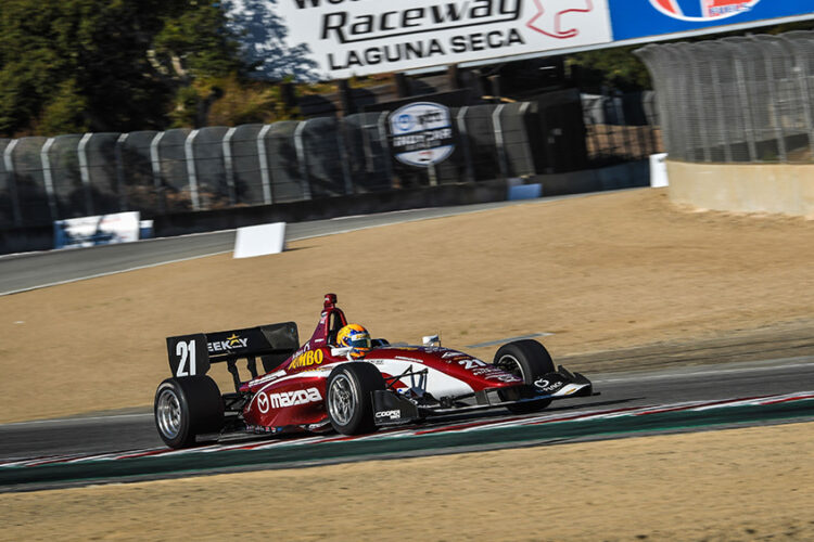 Veekay storms to Indy Lights pole