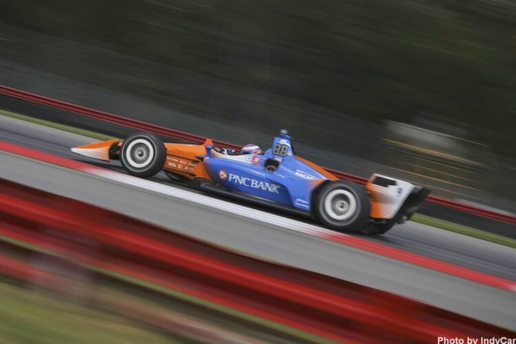Scott Dixon onboard at Mid-Ohio Friday