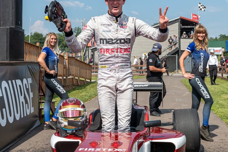 Another Indy Pro 2000 Sweep for Kirkwood Tightens Title-Chase