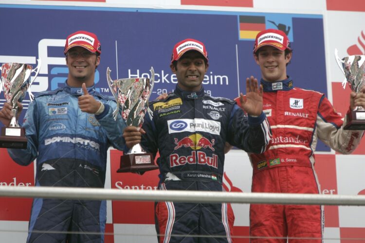 Karun Chandhok wins GP2 sprint race