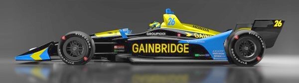 Group1001 to Feature Gainbridge on No. 26 Honda of Zach Veach