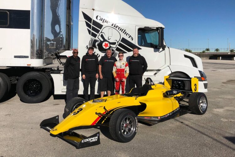 Cape Motorsports Confirms Reece Gold For USF2000 Line-Up