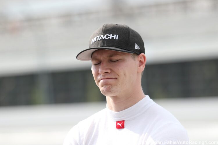 Newgarden gets pole after rainout. ABC Supply Pocono 500 Lineup