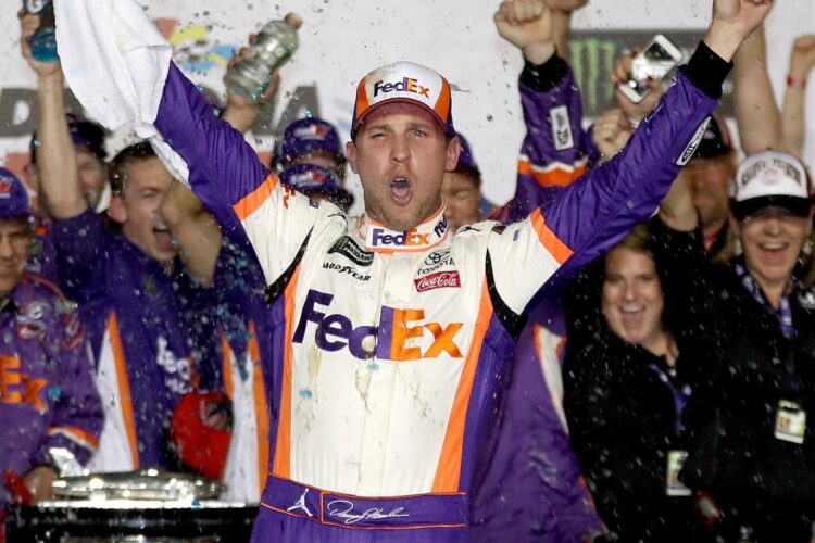 Denny Hamlin Gets Emotion Filled Daytona 500 Victory