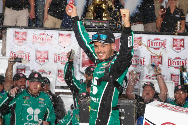 Larson gets key playoff win at Dover