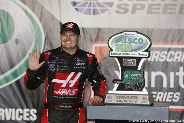 Cole Custer wins Kentucky Xfinity race