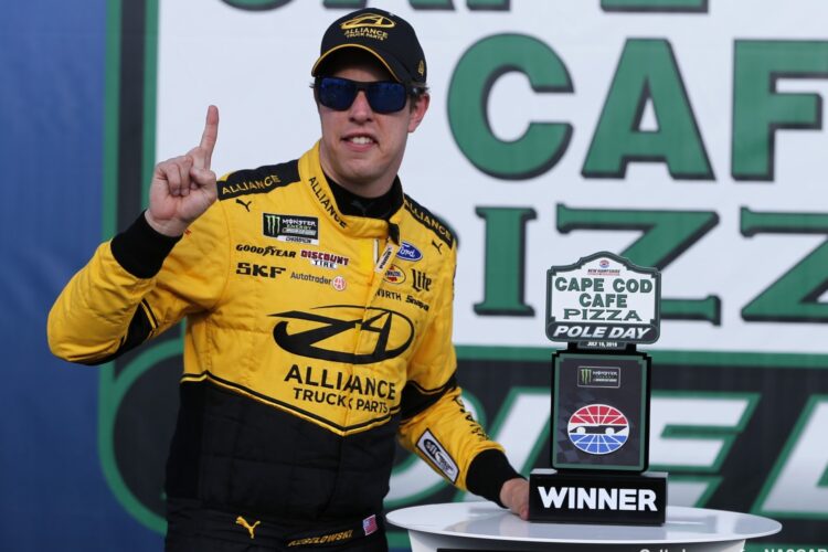 Keselowski wins Busch Pole in Loudon qualifying