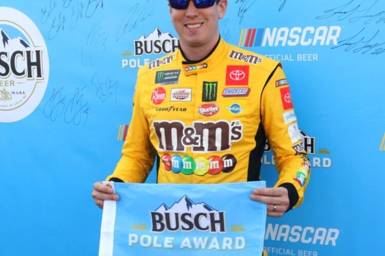 Busch takes pole for 2019 Bluegreen Vacations 500