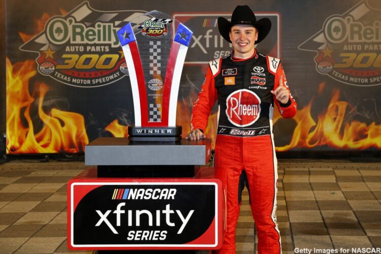 Bell Locked Into Championship 4 With Texas NXS Win