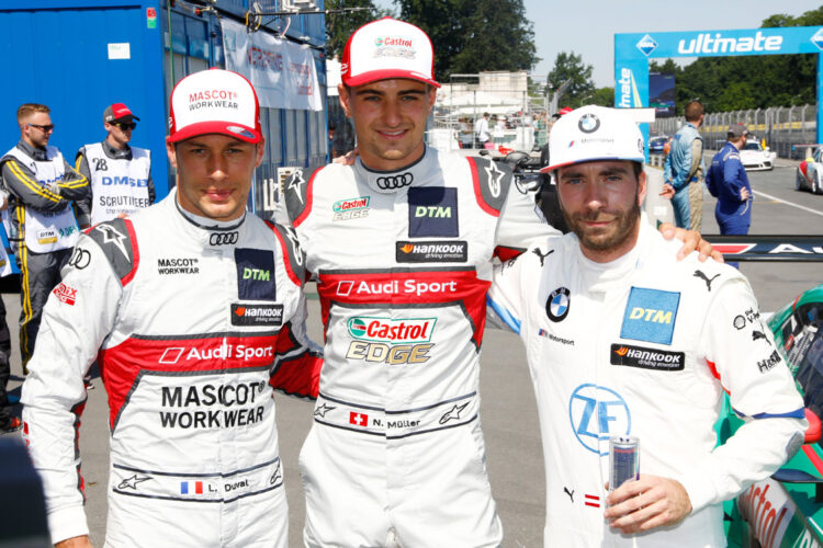 Muller puts Audi on Norisring pole