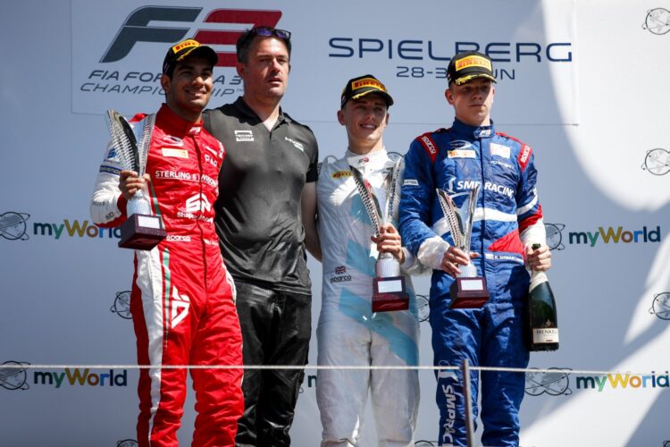Hughes propelled to first F3 win