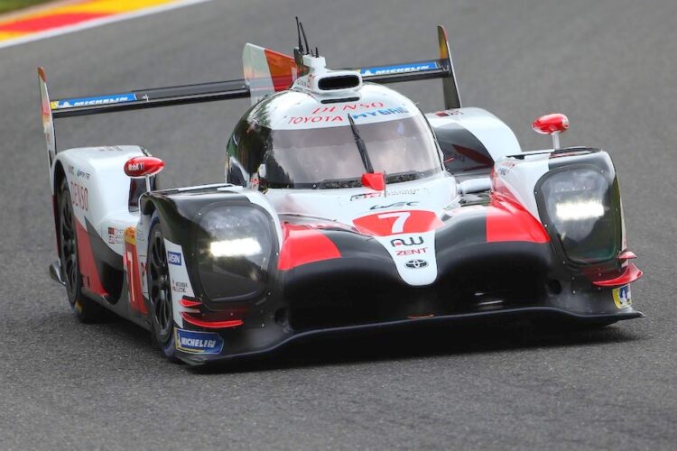 Toyota Locks Out Spa Front Row