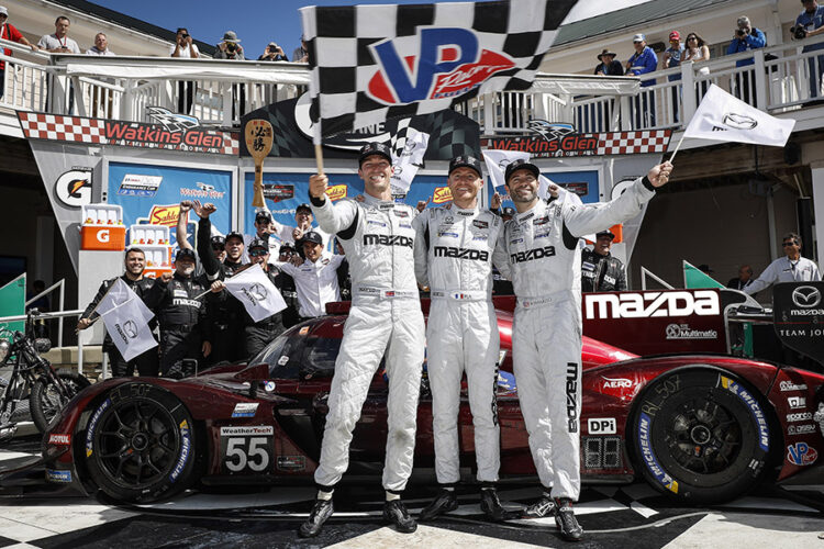 Mazda 1-2 at The Glen