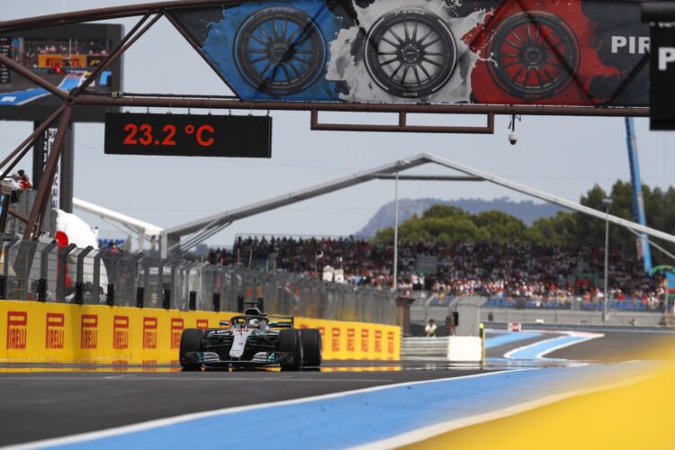 Hamilton leads Mercedes 1-2 in 1st French GP practice