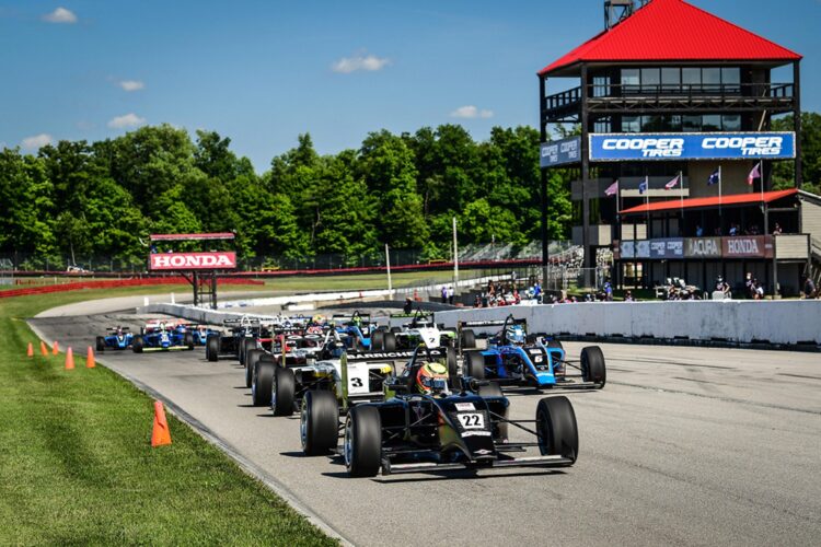 Rasmussen Romps to Another USF2000 Win at Mid-Ohio