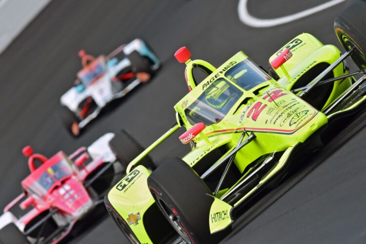 Chevy cars sandbagging at Indy