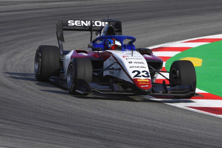 Stanek fastest in F3 Free Practice, ahead of Peroni