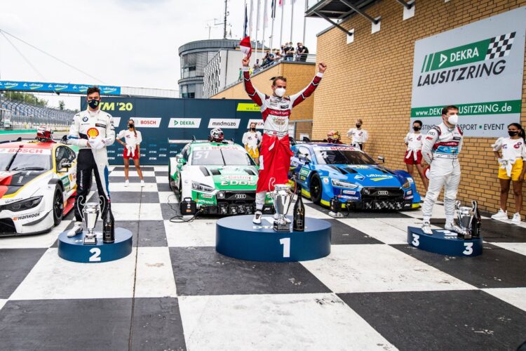 Audi driver Nico Muller also wins at the Lausitzring