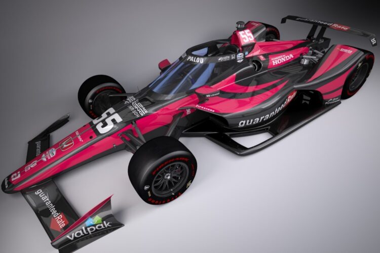 Guaranteed Rate to Sponsor Alex Palou’s Indy 500 Car